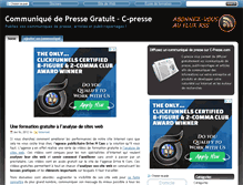 Tablet Screenshot of c-presse.com